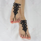 Pair of Graceful Hollow Out Butterfly Jewelry Anklets For Women