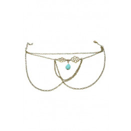 Trendy Ethnic Turquoise Water Drop Armlet For Women