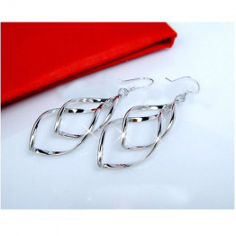 Korean Stylish Bicyclo-Wave Design Earrings For Female