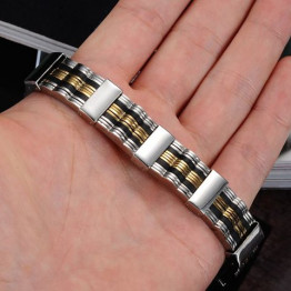 Chic Colored Link Bracelet For Men