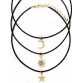 Retro Style Moon Star Sun Layered Necklace Set For Women