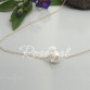 Sweet Faux Pearl Pendant Simple Design Necklace For Women
